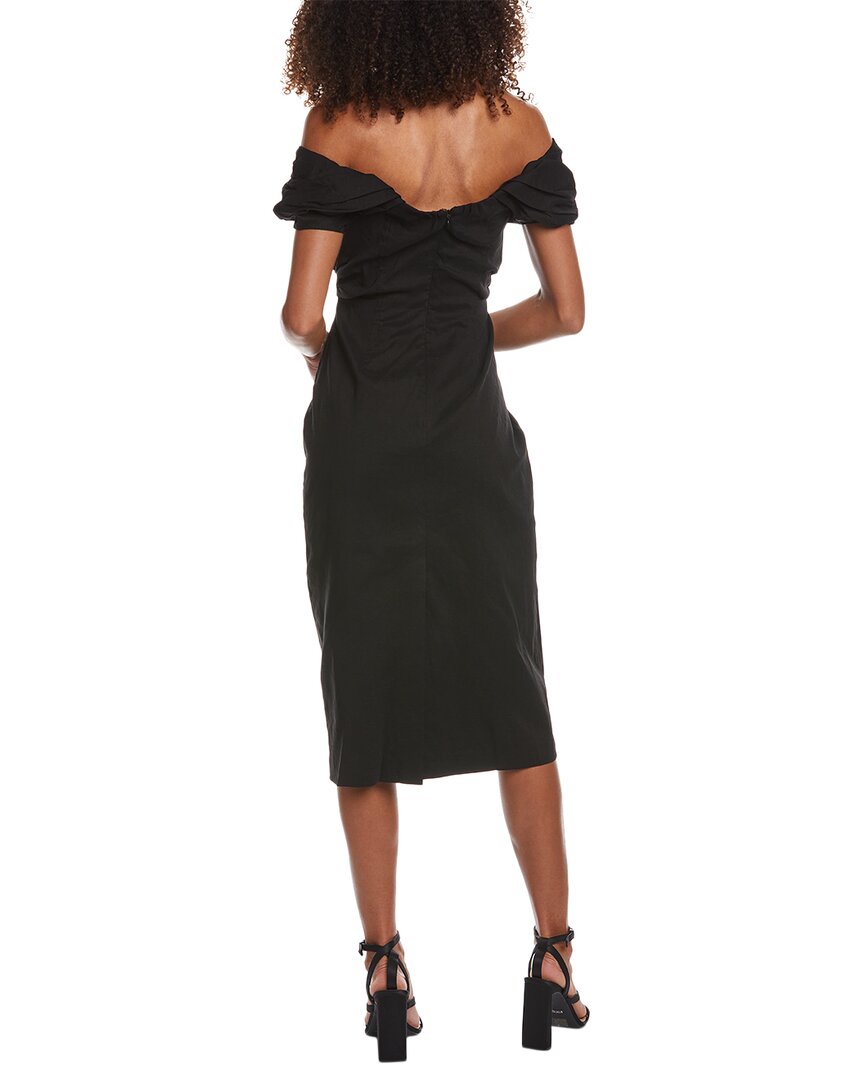 A.L.C. Nora Linen-Blend Midi Dress