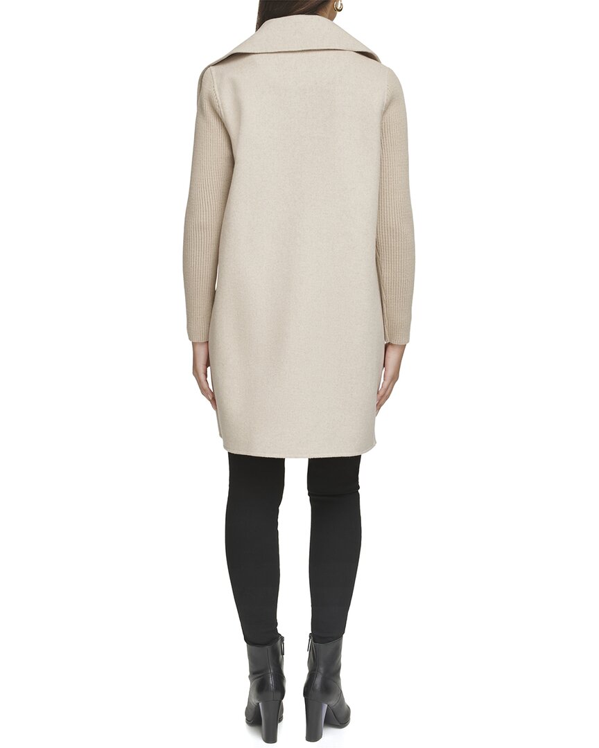 Kenneth Cole Asymmetrical Wool-Blend Jacket