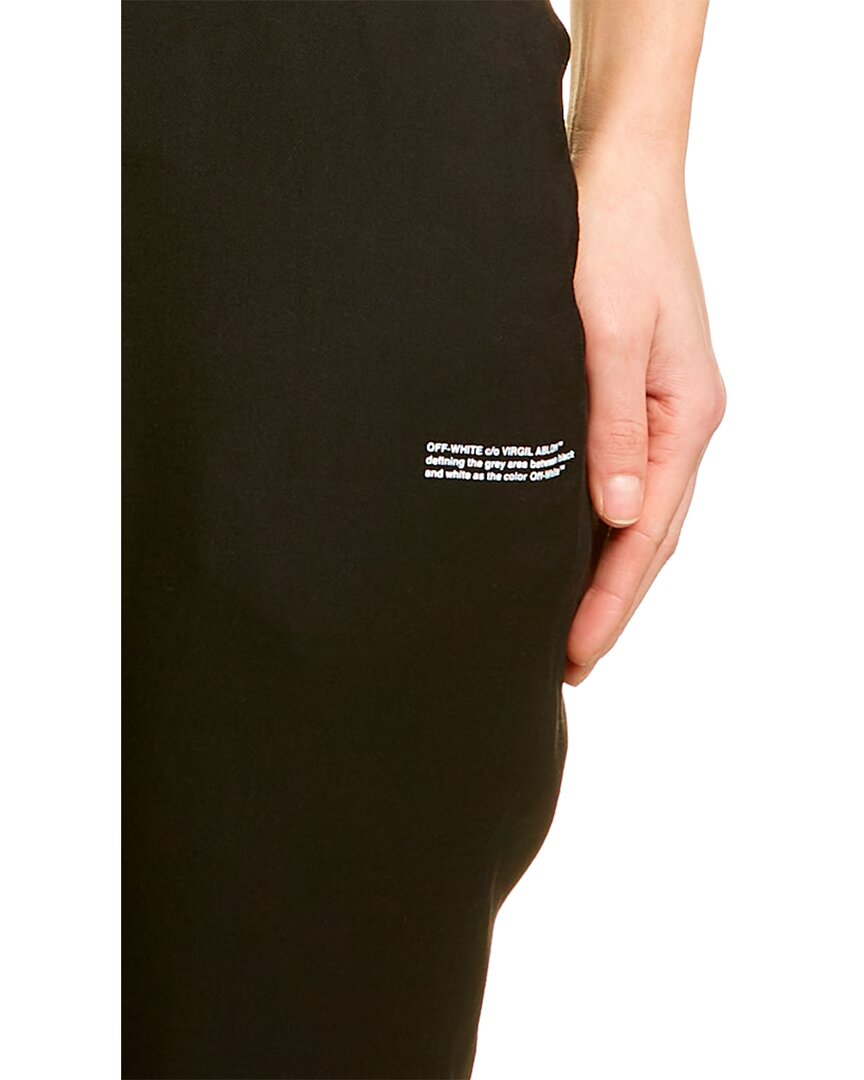 Off-White™ High-Waist Tailored Wool-Blend Pant