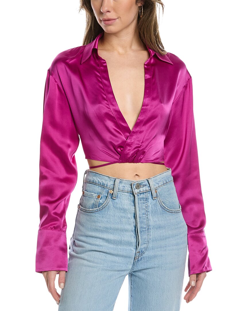 Nicholas Edeline Silk Top Pink 0