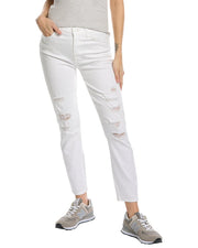 7 For All Mankind Clean White High Waist Ankle Skinny Jean