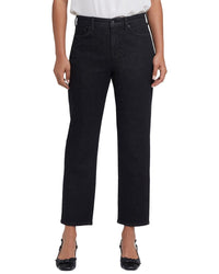 Nydj Boyfriend Vintage Black Ankle Crop Jean Black 23" Waist