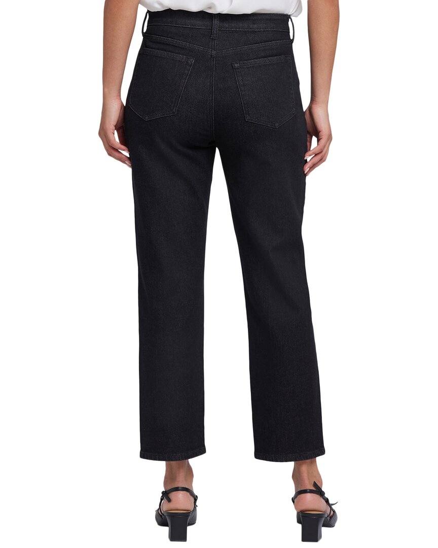 Nydj Boyfriend Vintage Black Ankle Crop Jean