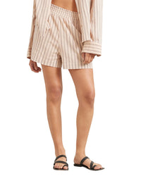 Modern Citizen Tai High-Waisted Striped Short Regular 4 (S) Pink