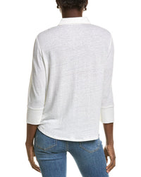 J.Mclaughlin Brynn Linen-Blend Top