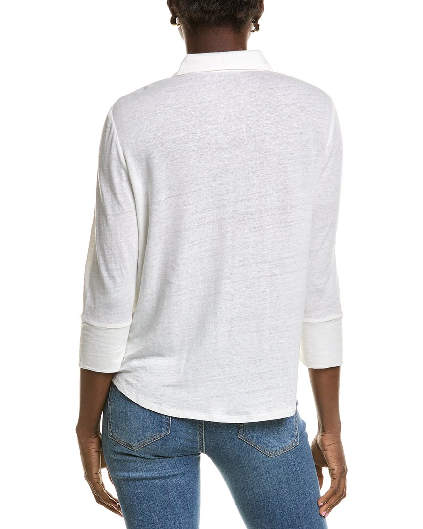 J.Mclaughlin Brynn Linen-Blend Top