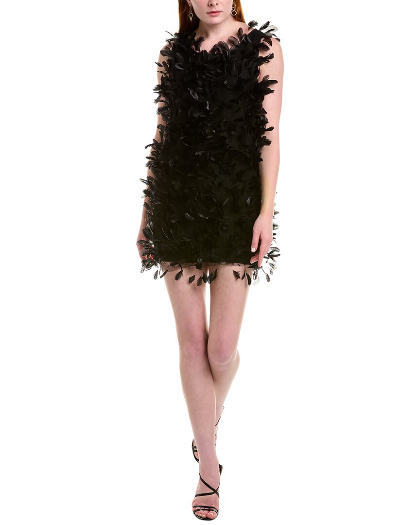 Max Mara Priamo Silk Shift Dress Black