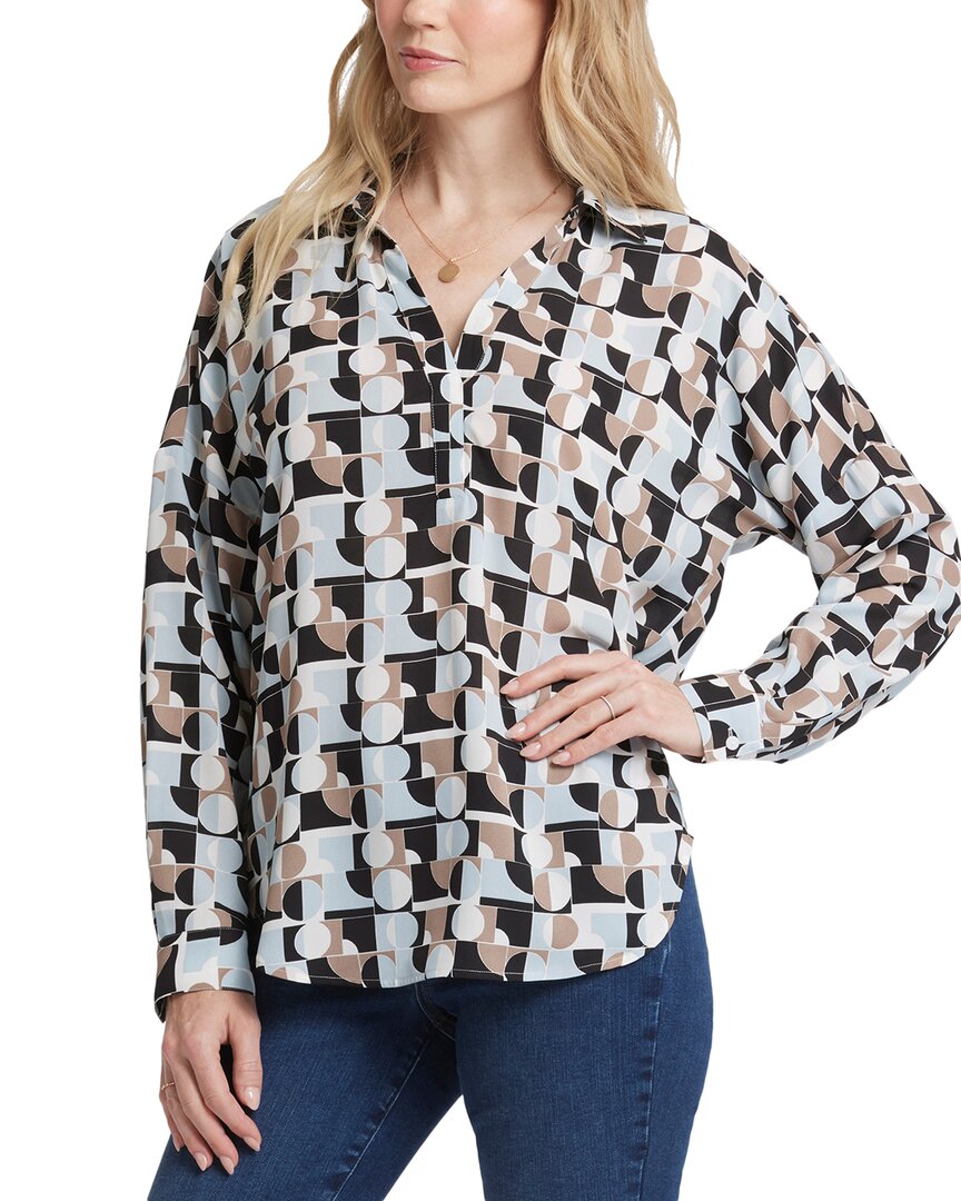 Nydj Becky Blouse Grey