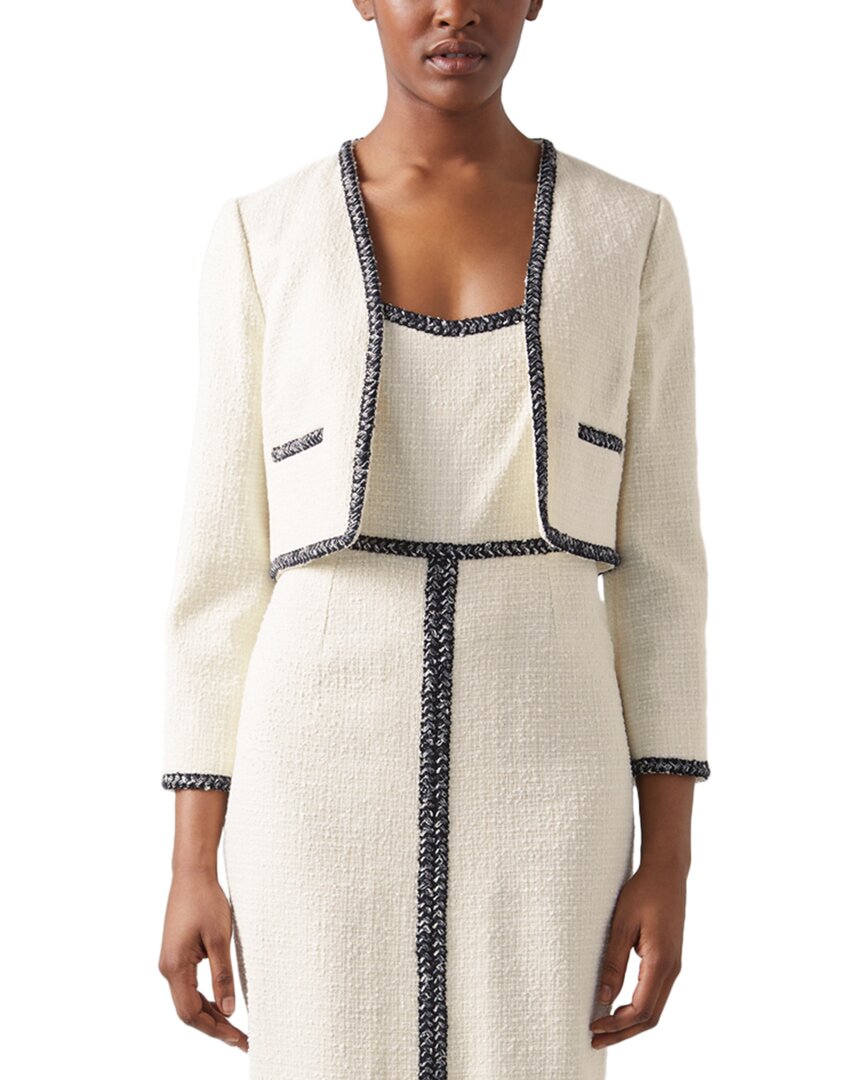 Lk Bennett Tara Jacket White
