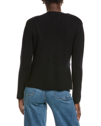 Kier + J Scarlet Wool & Cashmere-Blend Cardigan