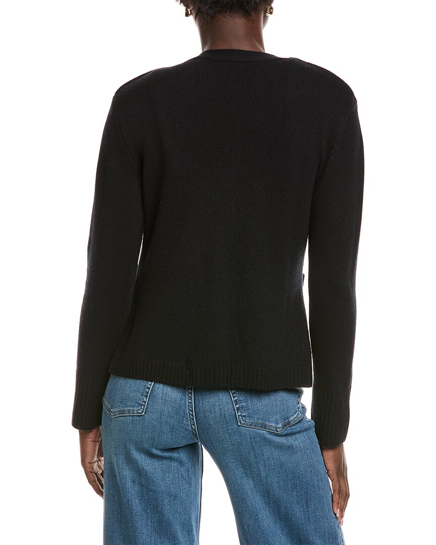 Kier + J Scarlet Wool & Cashmere-Blend Cardigan