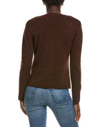 Kier + J Scarlet Wool & Cashmere-Blend Cardigan