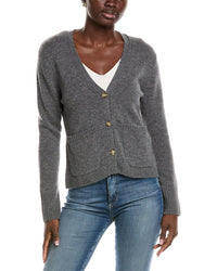 Kier+J Womens Kier + J Scarlet Wool & Cashmere-Blend Cardigan, Xl