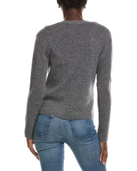 Kier+J Womens Kier + J Scarlet Wool & Cashmere-Blend Cardigan, Xl
