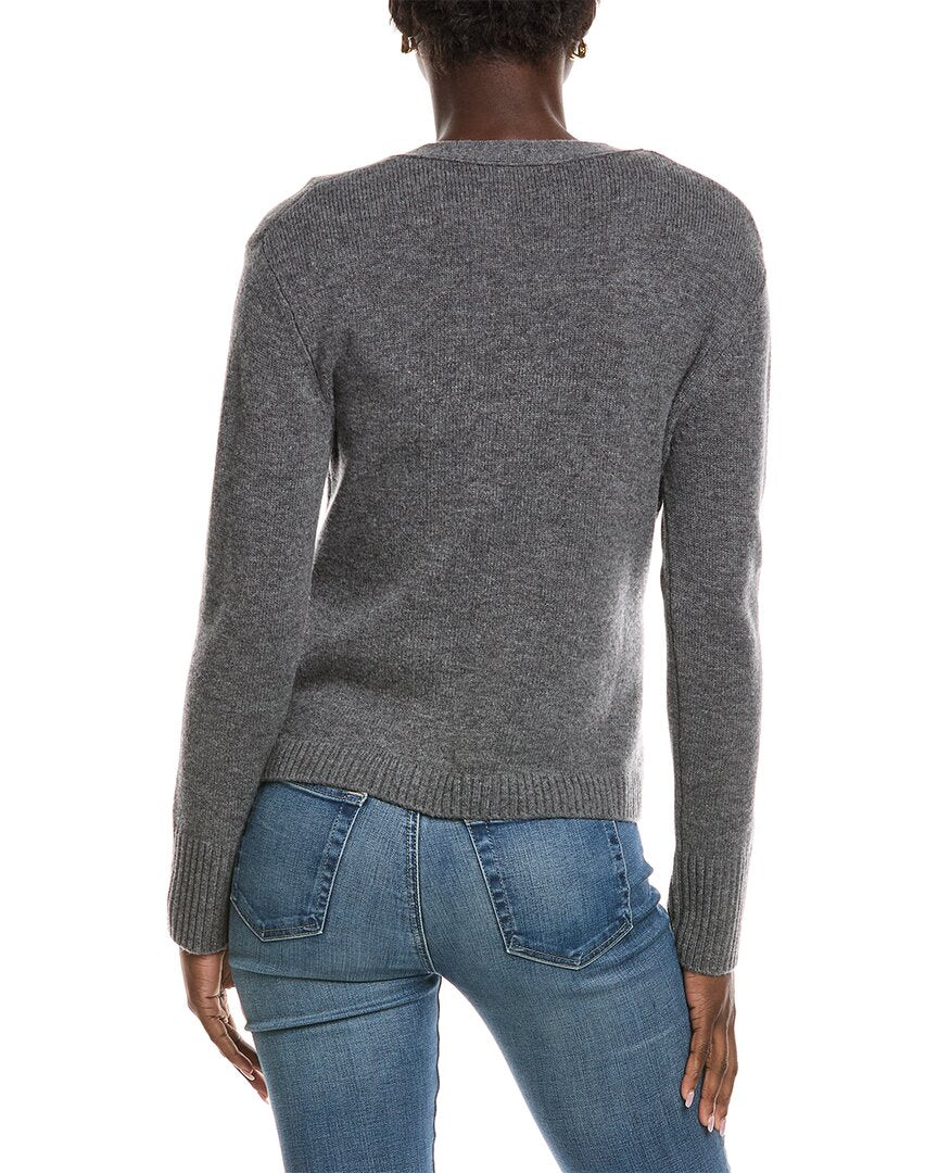 Kier+J Womens Kier + J Scarlet Wool & Cashmere-Blend Cardigan, Xl