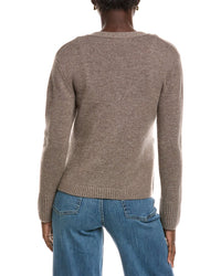 Kier + J Scarlet Wool & Cashmere-Blend Cardigan