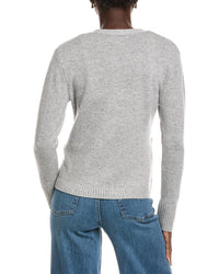 Kier + J Scarlet Wool & Cashmere-Blend Cardigan