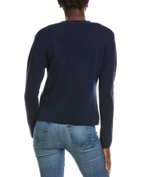 Kier + J Scarlet Wool & Cashmere-Blend Cardigan