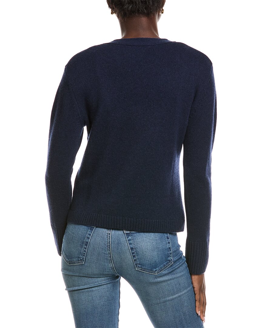 Kier + J Scarlet Wool & Cashmere-Blend Cardigan