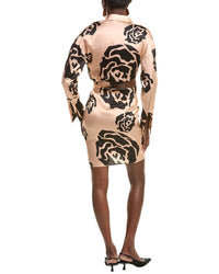 Mother Of All Atena Silk-Blend Wrap Dress