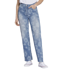 Current/Elliott The Navigator Wild Flower Wide Leg Jean 24" Waist Multi