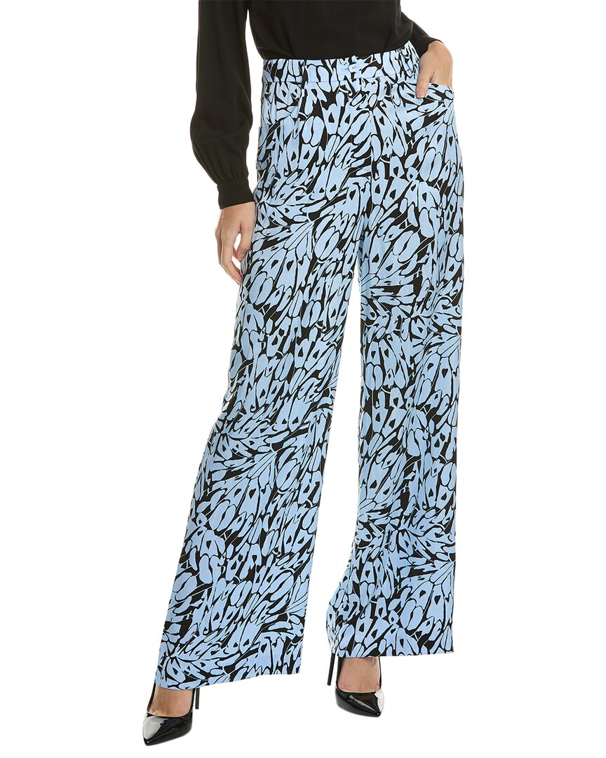 Diane Von Furstenberg Adelaide Pant Blue 2