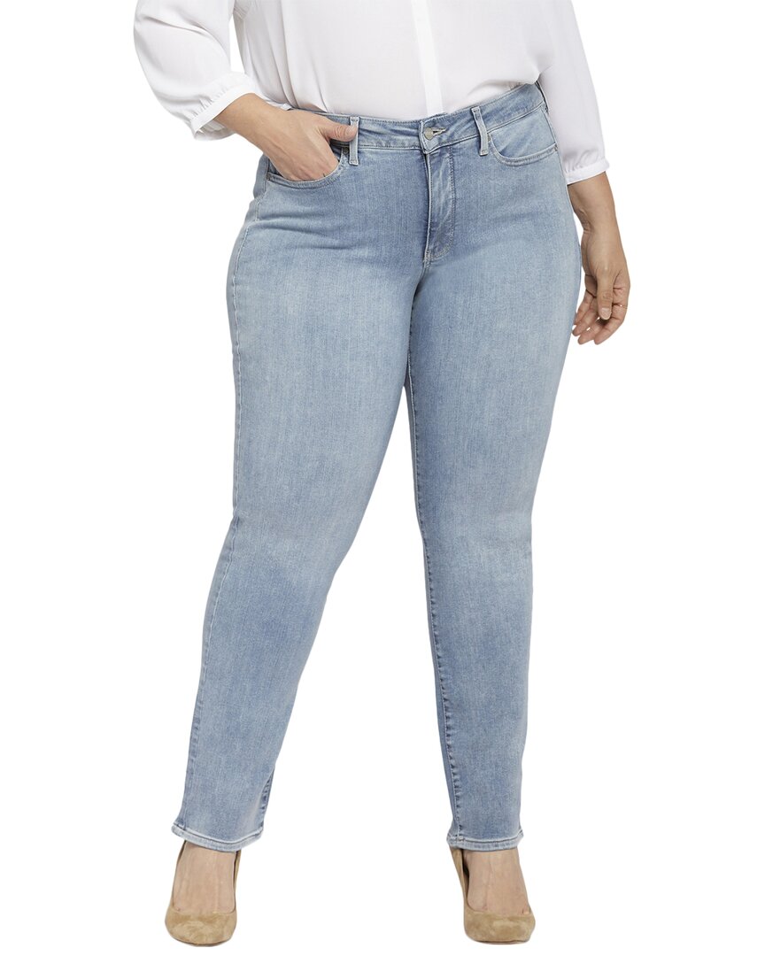 Nydj Plus Marilyn Haley Straight Jean Multi