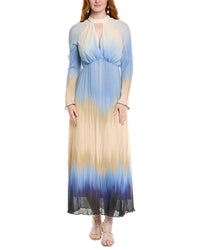 Simkhai Calina Midi Dress Blue