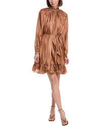 Beulah Mini Dress Brown Multi
