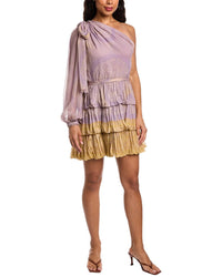Ulla Johnson Leah Silk Mini Dress 6 Purple