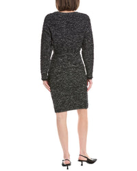 Elisabetta Franchi Boucle Wool-Blend Sweaterdress