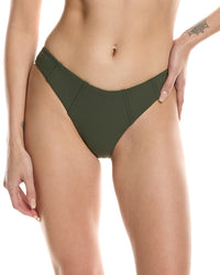 Simkhai Zora Seamed Bikini Bottom Green