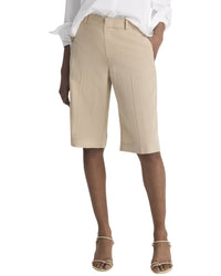 Vince Mid Rise Textured Wool-Blend Tailored Short Brown Regular 00 (XXS)