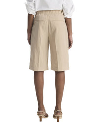 Vince Mid Rise Textured Wool-Blend Tailored Short