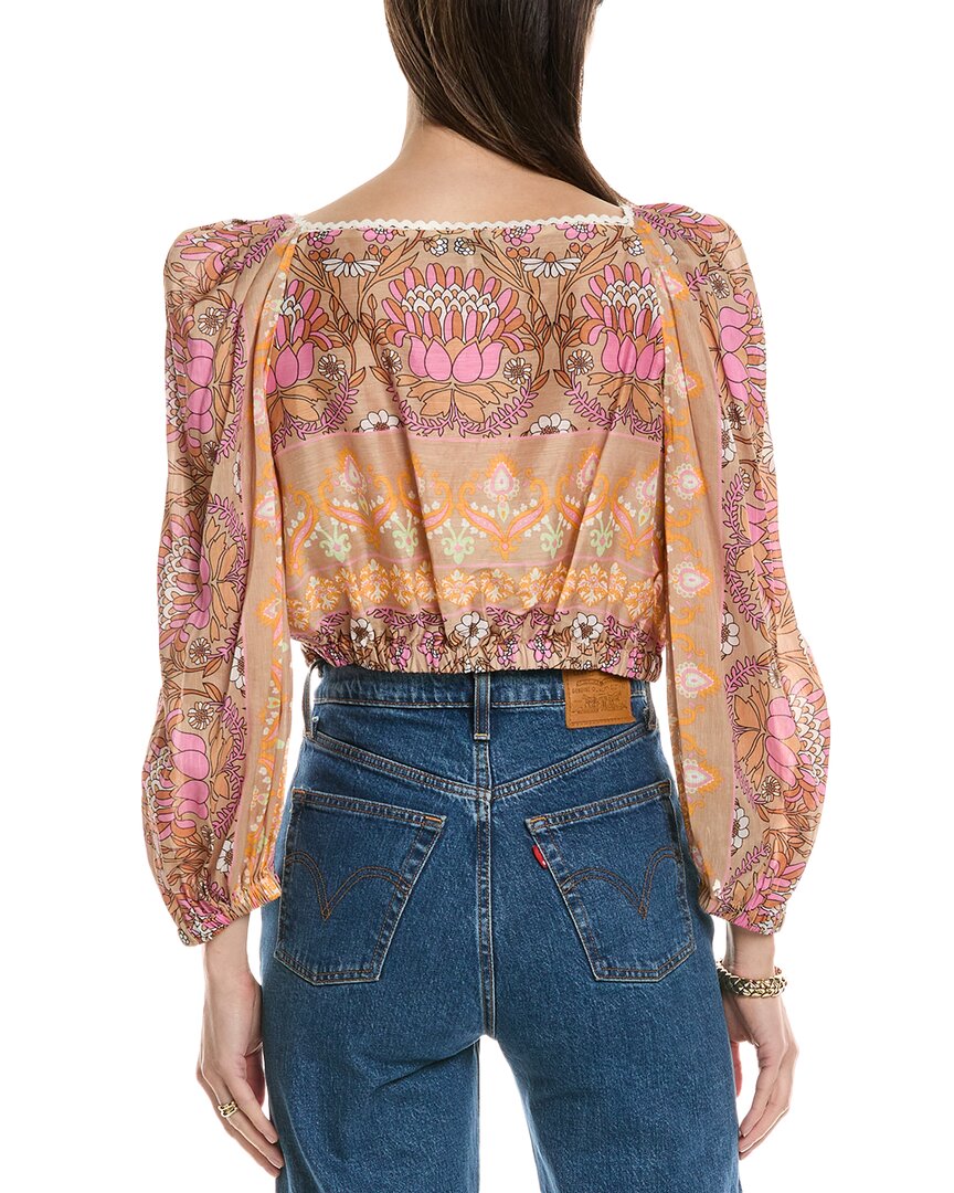 Sandro Linen-Blend Top