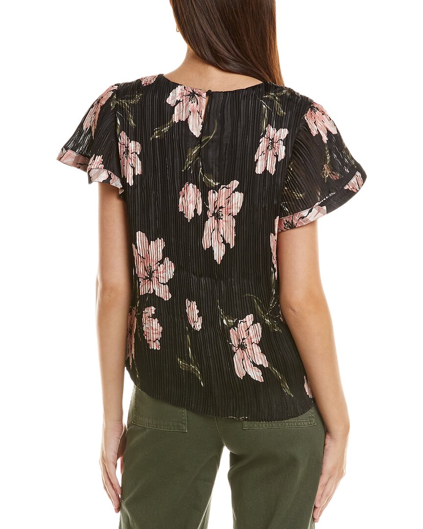 Cece Accordion Pleated Blouse