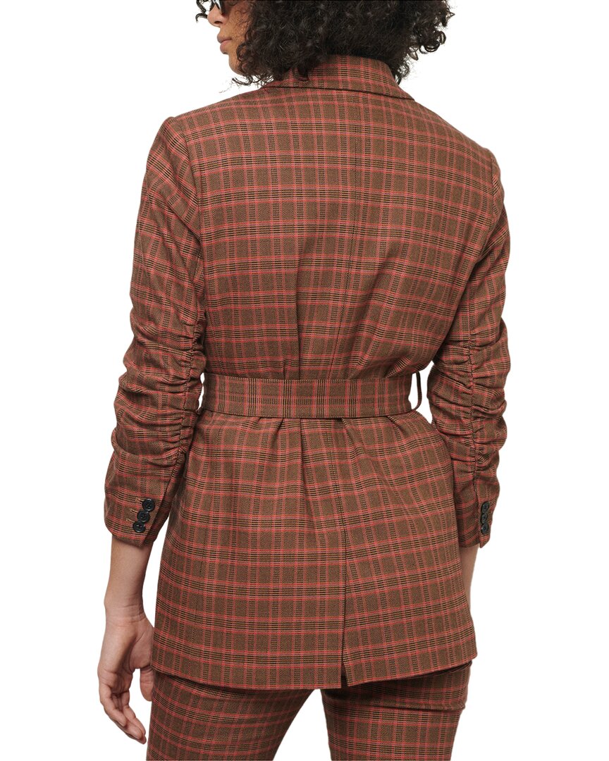 Derek Lam 10 Crosby Harrison Gathered Sleeve Blazer