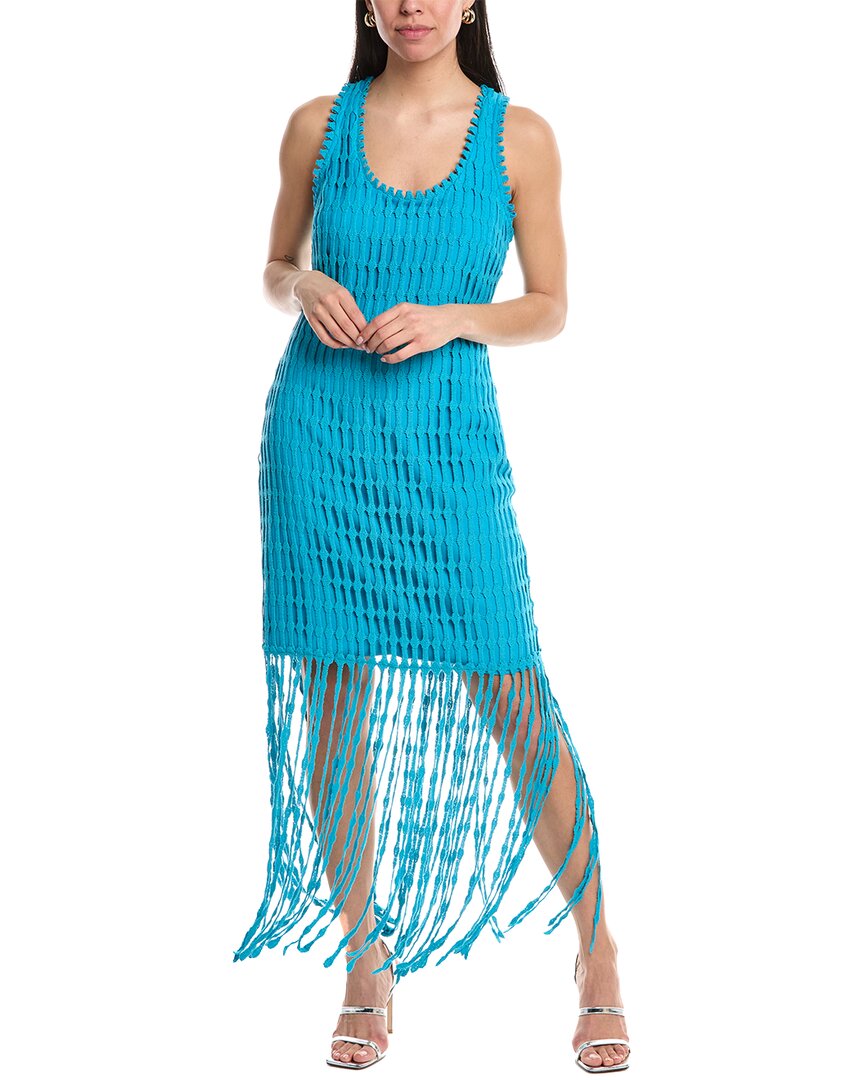 Simkhai Janette Midi Dress Blue