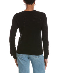 NAADAM Naadam Coastal Cashmere Novelty Stitch Crewneck Sweater