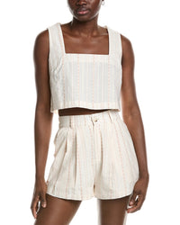 Brook + Lynn Top Brown Multi