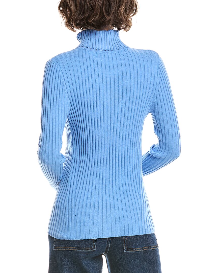 In2 By Incashmere Ribbed Turtleneck Cashmere-Blend Sweater