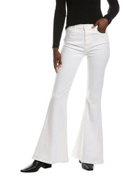 7 For All Mankind Mega Clean White Flare Jean White