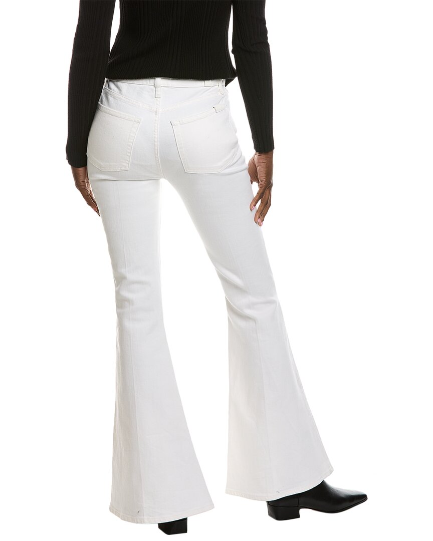 7 For All Mankind Mega Clean White Flare Jean