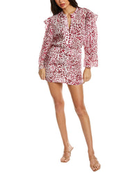 Iro Gira Mini Dress White 34