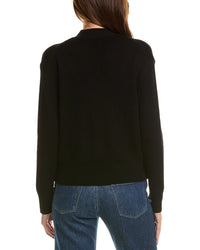 Forte Cashmere Pocket V-Neck Wool & Cashmere-Blend Cardigan2