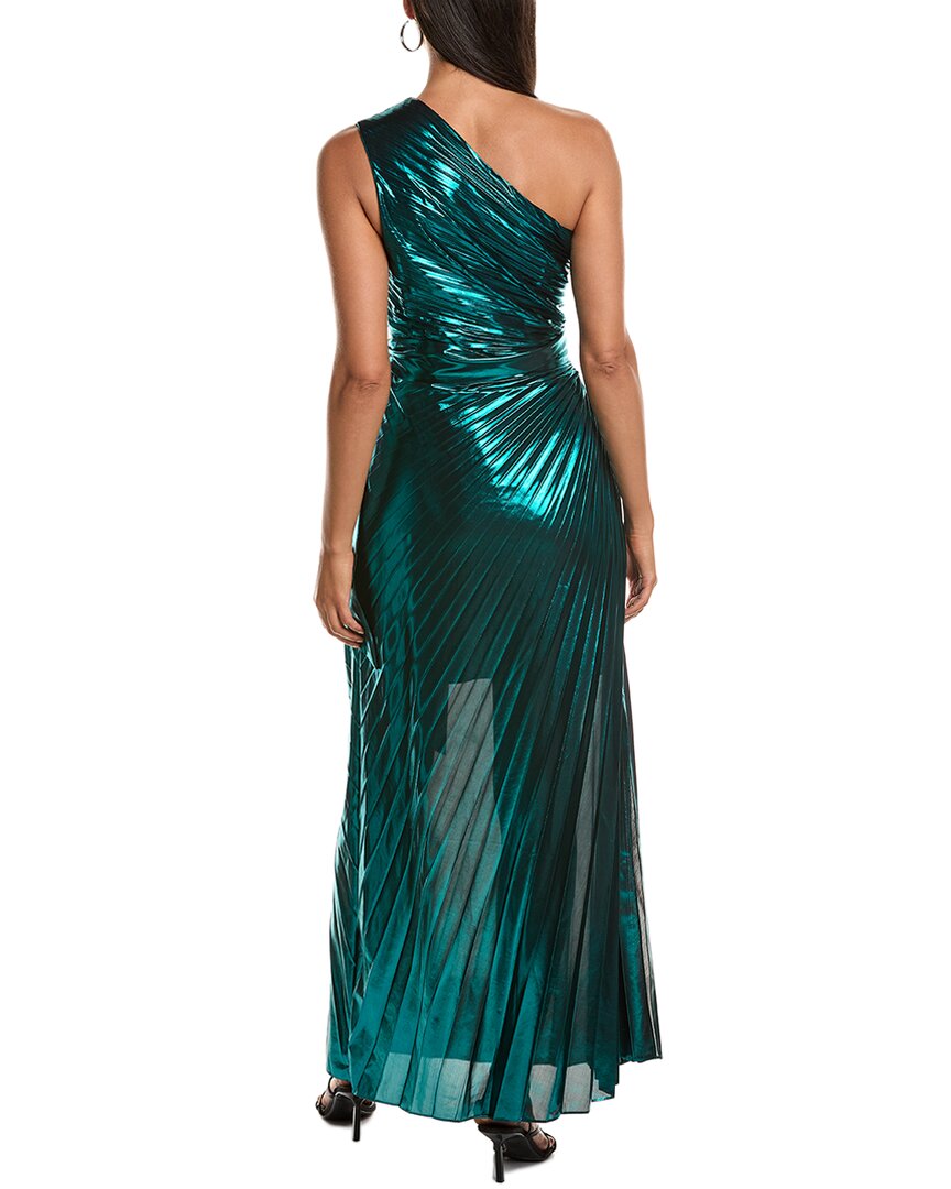 milly estelle satin dress Milly Estelle Satin One-Shoulder Gown