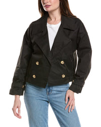 Noize Anji Trenchcoat Black