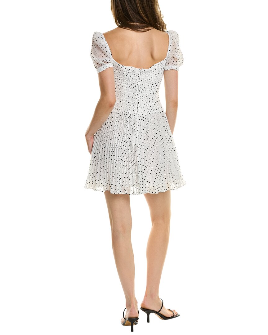 Self-Portrait Polka Dot Mini Dress