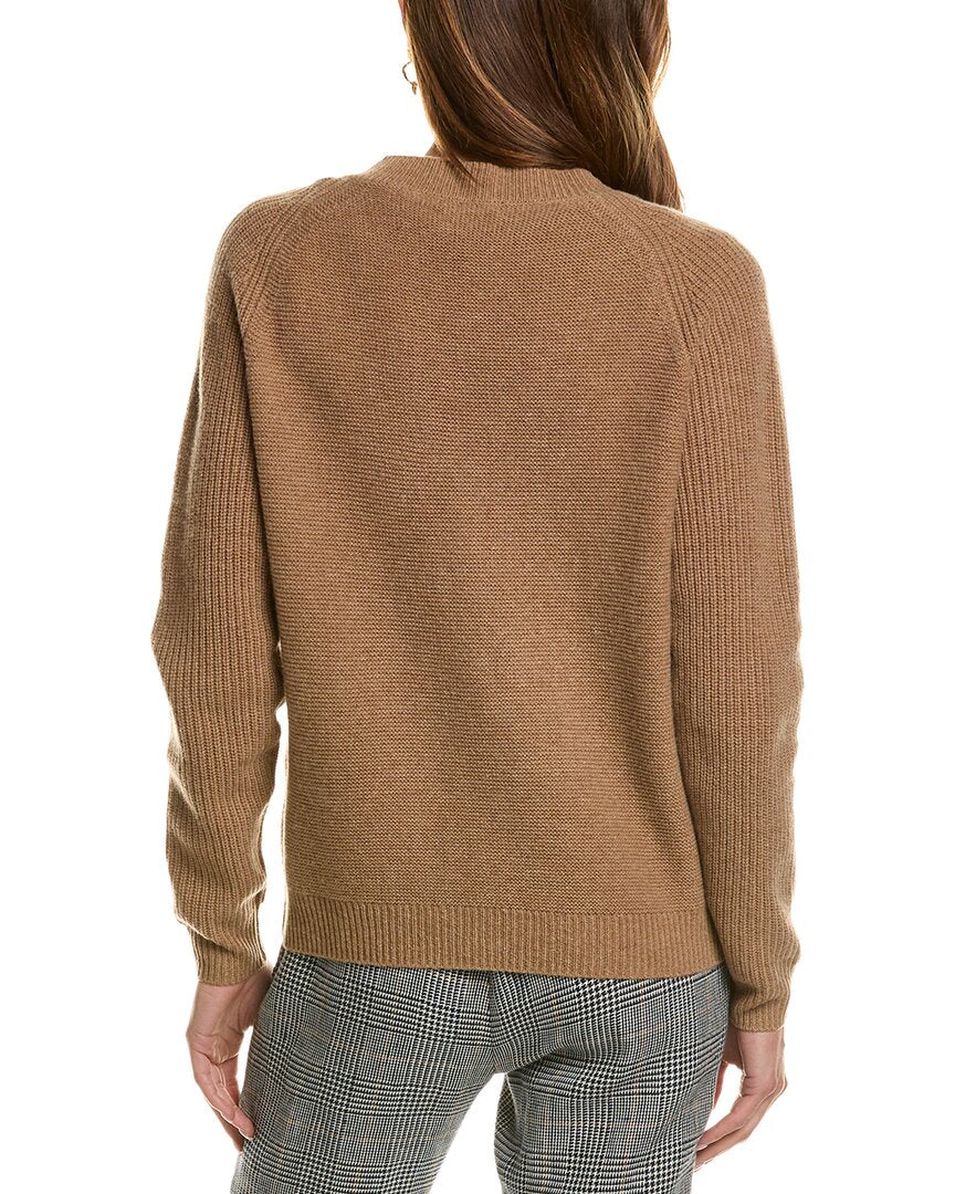 Kier + J Fringe Wool & Cashmere-Blend Sweater