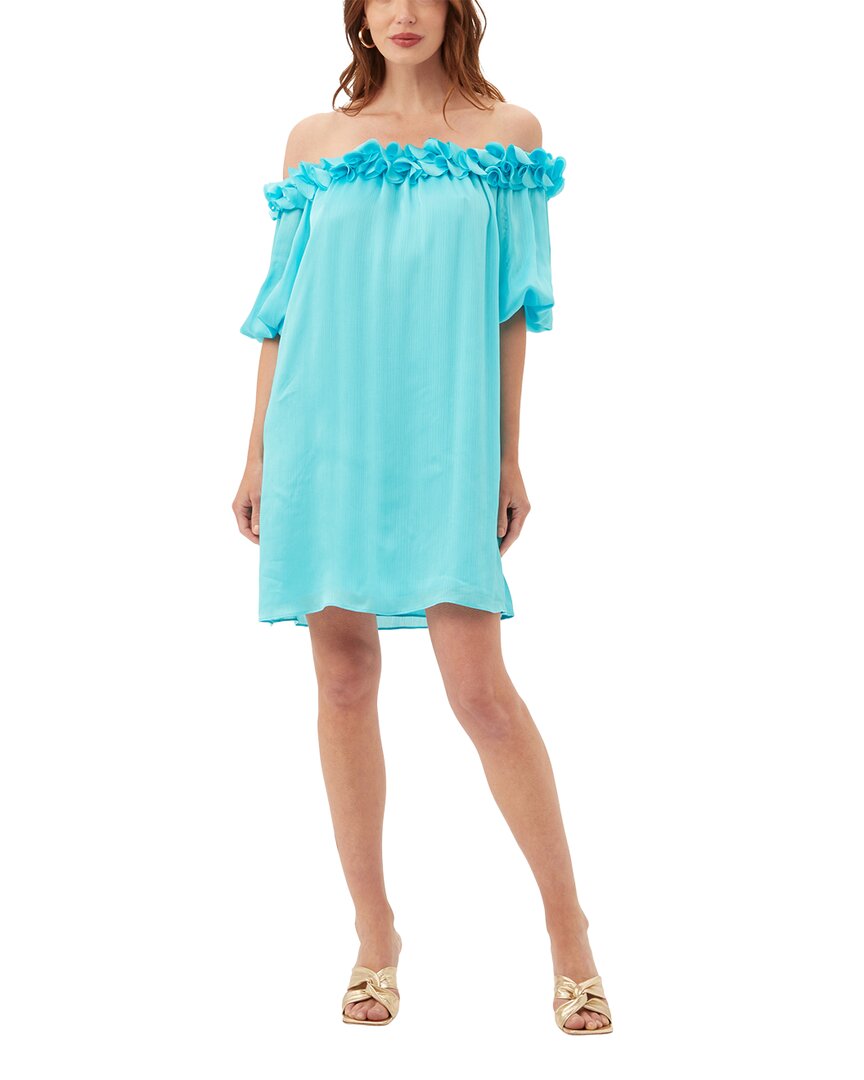 Trina Turk Gateway Dress Regular 0 (XS) Blue